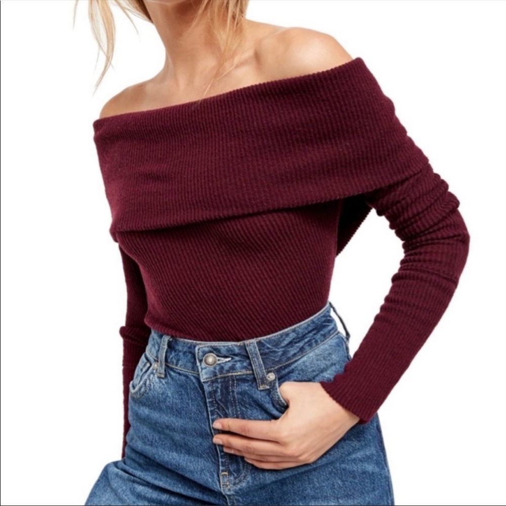 NWT Free People Snowbunny Top